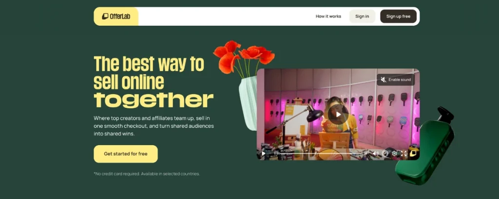 OfferLab homepage