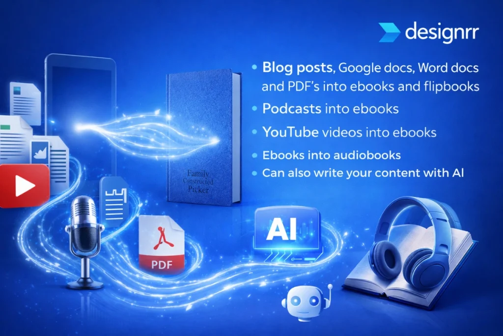 Creating ebooks and other content with Designrr