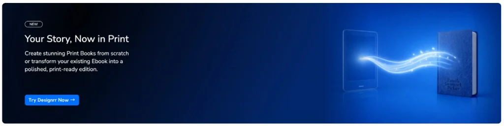 Designrr's new print book feature