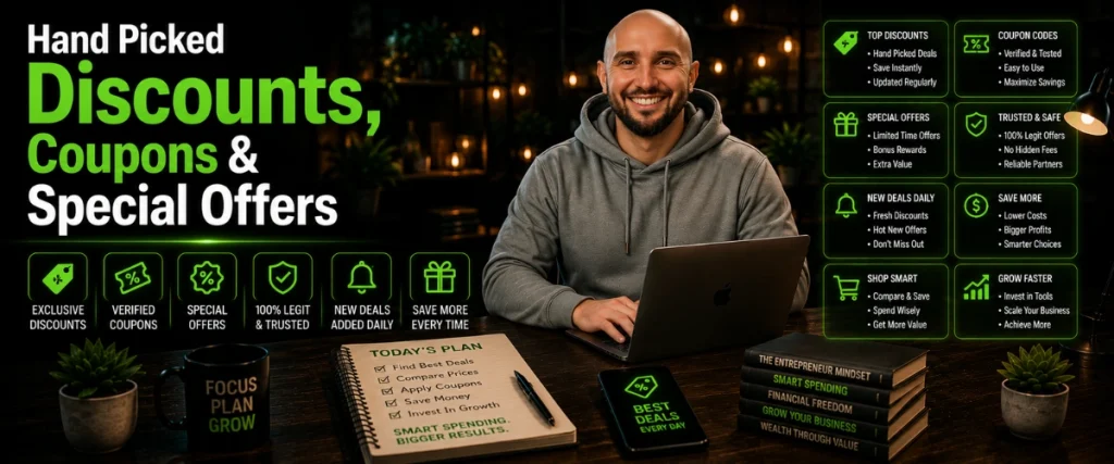 Hand picked discounts and special offers by Steve
