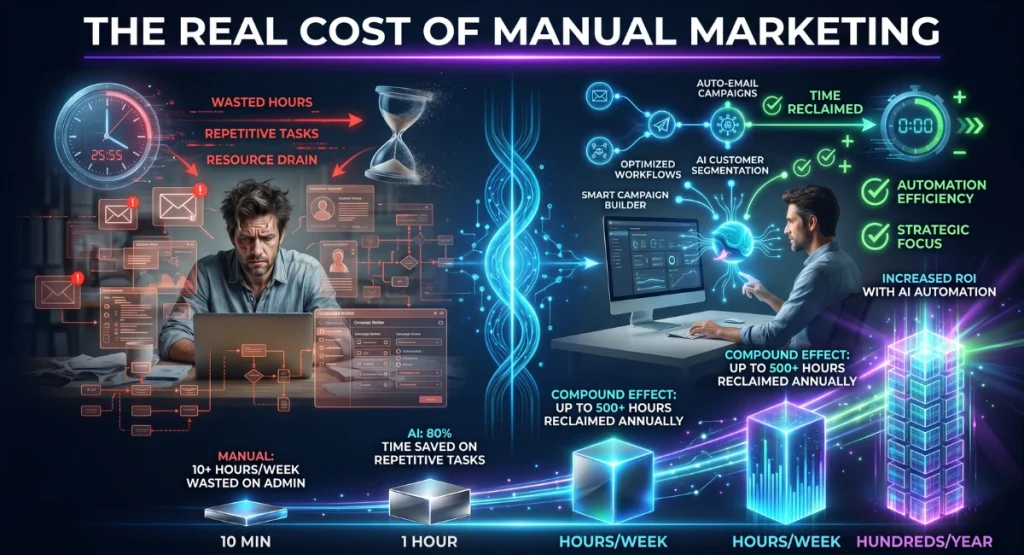 Explaining the real cost of manual marketing